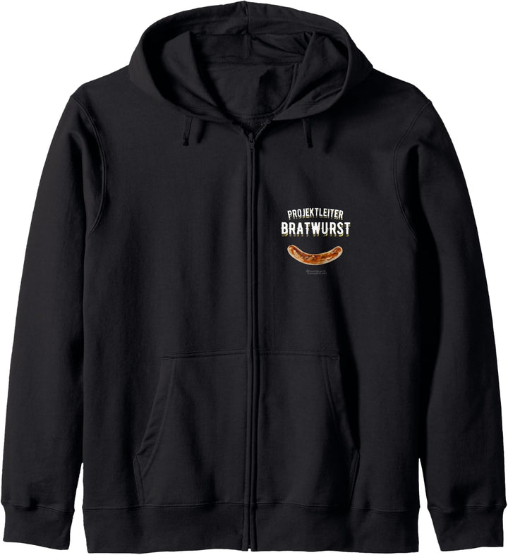 Grillen Spruch Projektleiter Bratwurst Original Grillen Kapuzenjacke