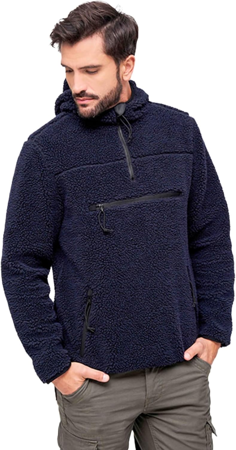 Brandit Teddyfleece Worker Pullover XL Navy, XL Navy