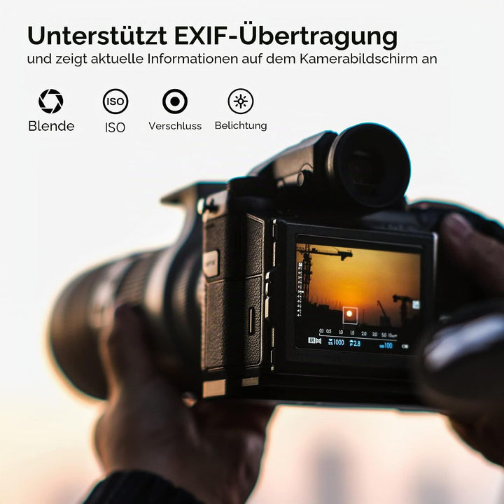VILTROX EF-GFX Pro Objektiv Adapter Autofokus Objektivadapter mit Manuellem Blendenring Objektiv Kon