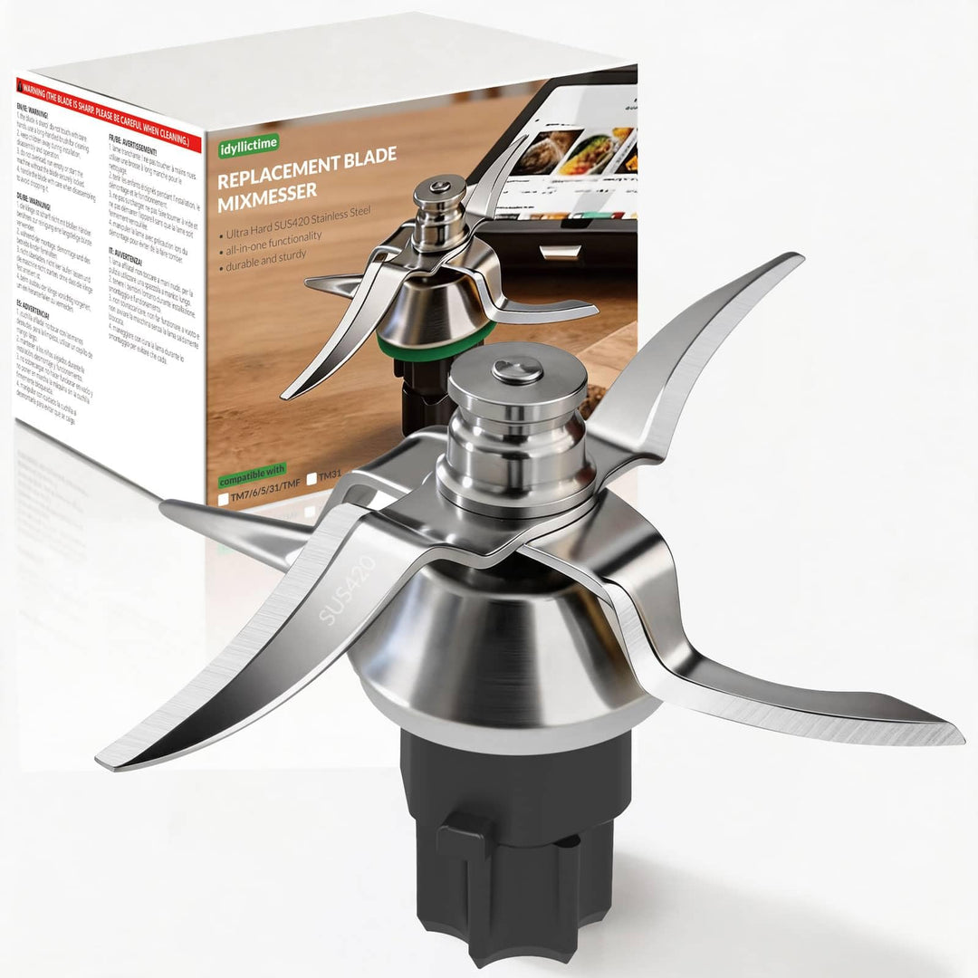 SUS420 Stahl Messer für Thеrmomix TM7,TM6,TM5,TM31,TMF Thermomix Zubehör | super hart edelstahl sus4