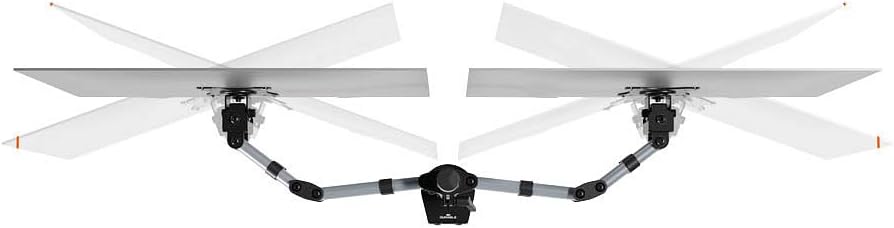 Durable Halterung SELECT für 2 Monitore Tischhalterung, 26mm, Für 2 Monitore