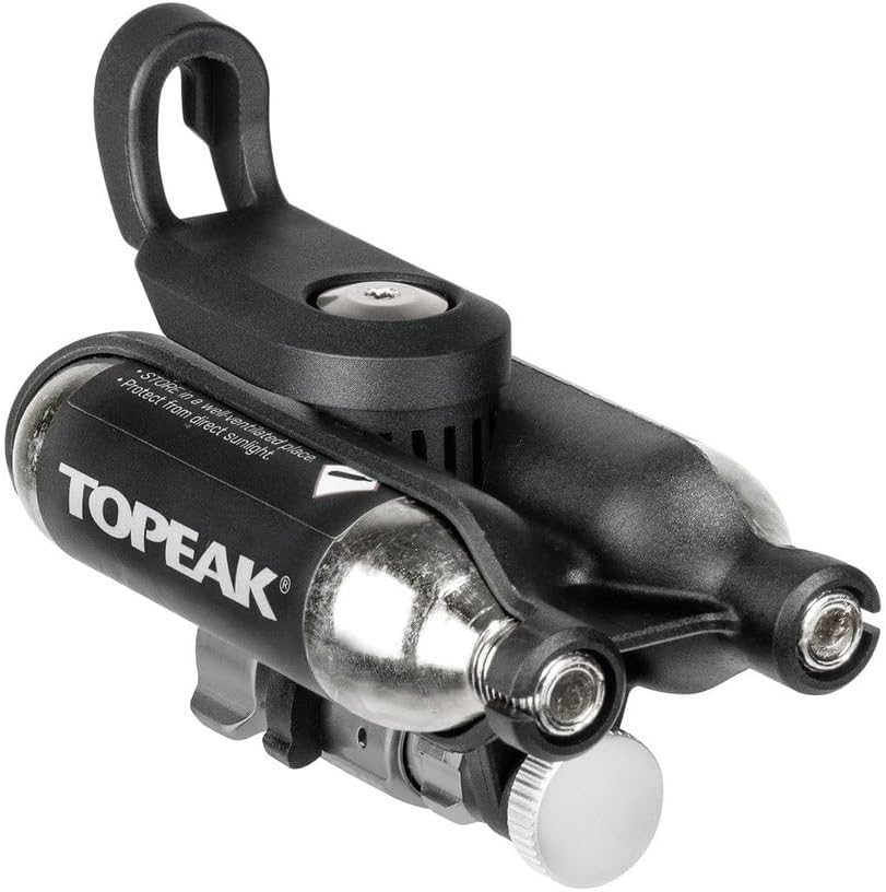 Topeak Unisex-Erwachsene Zubehör Ninja Master+ Co2 Fuelpack Fahrradzubehör, Mehrfarbig (Mehrfarbig),