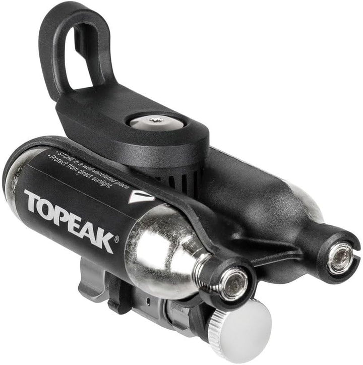 Topeak Unisex-Erwachsene Zubehör Ninja Master+ Co2 Fuelpack Fahrradzubehör, Mehrfarbig (Mehrfarbig),
