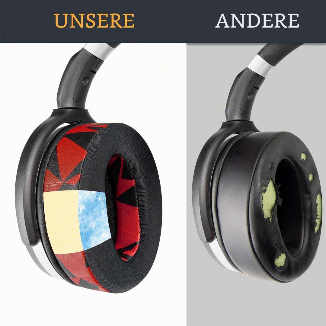 SOULWIT Kühlgel Ersatz Ersatzpolster Ohrpolster für Sennheiser HD 4.50BT/HD 4.50BTNC/HD4.50SE/HD4.40