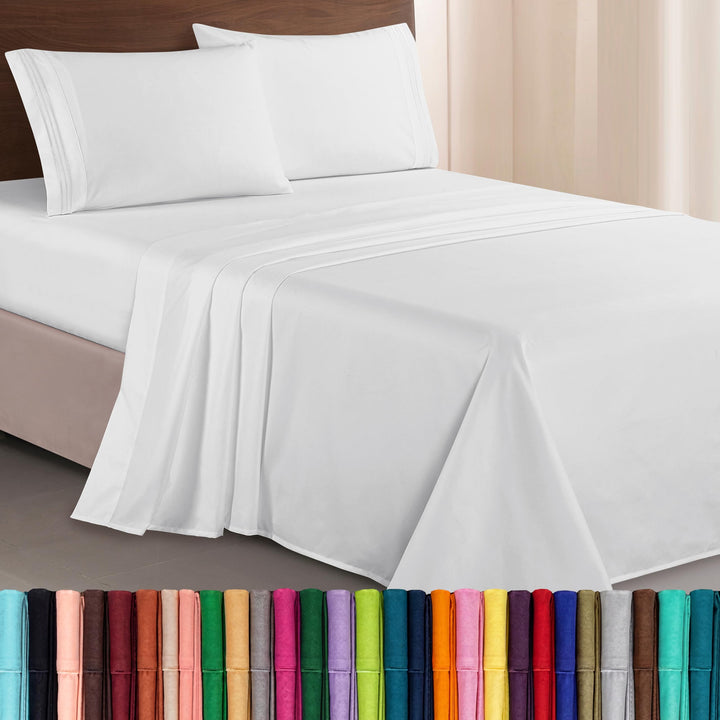 Elegant Comfort TM Luxuriöses Bettwäsche-Set, ägyptische Fadenzahl 1500, Bestickt, hochwertig, Hotel