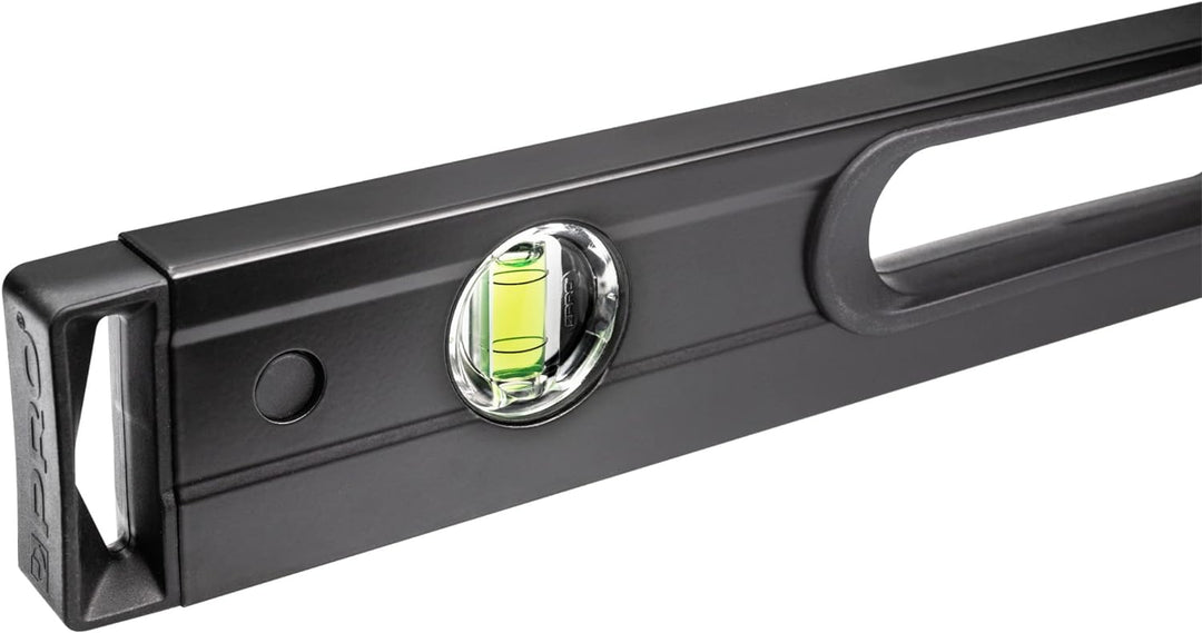 PRO800 Wasserwaage 100cm einseitig gefräst mit Ergonomischen Profil - ERS+ (Easy Reading System) Prä