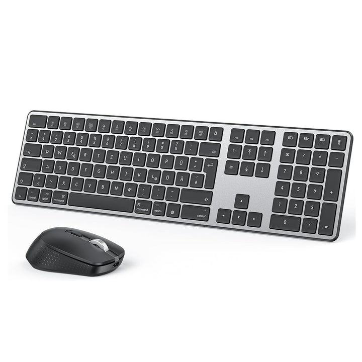 OMOTON Tastatur Maus Set Kabellose für MacBook Air/MacBook Pro/iMac/iMac Pro/Mac mini, Bluetooth Fun
