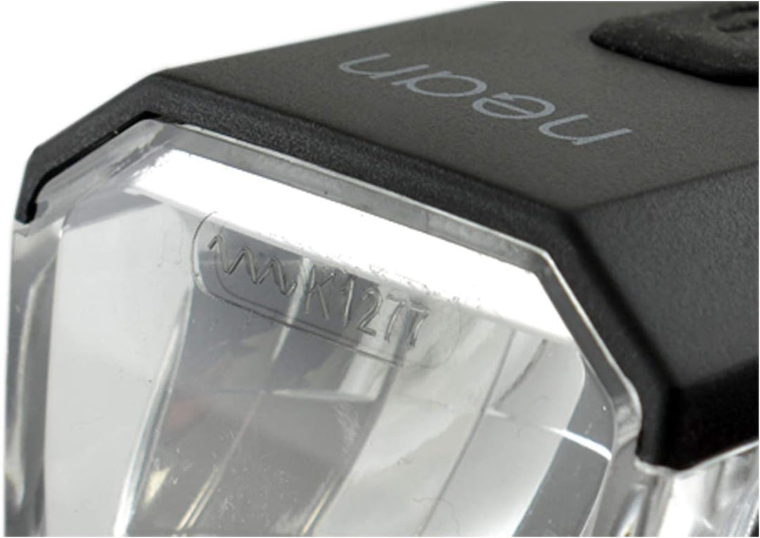 nean LED Akku Fahrradlicht Beleuchtungsset 50 LUX, StVZO, 4 Candela, Fahrradlampe, Fahrrad Frontlich