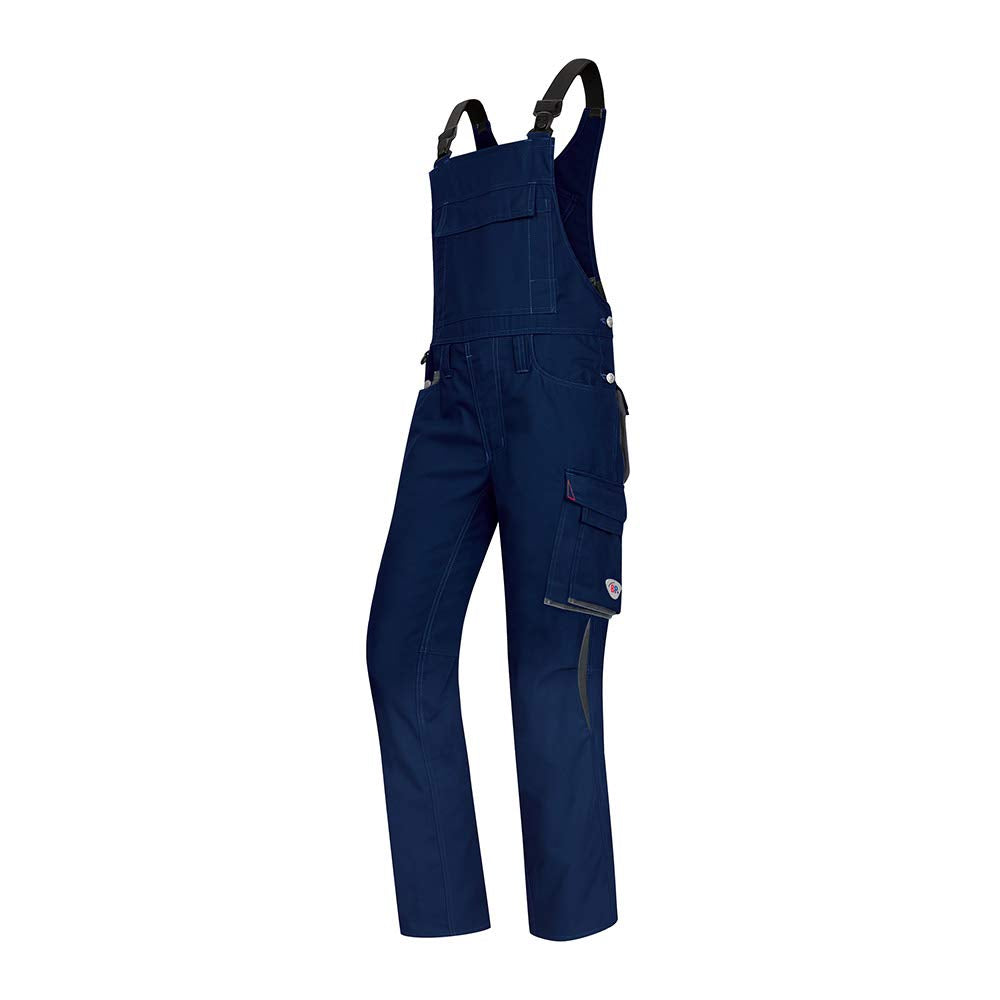 BP 1798-720-110-60n Latzhose, Stretch-Hosenträger mit Clipbefestigungen, 305,00 g/m² Verstärkte Baum