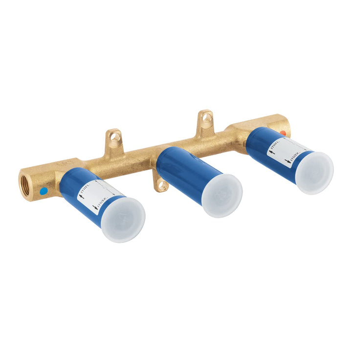 GROHE Zweihand Unterputz-Universal-Einbaukörper (1/2", Wandeinbau, mit Dichtmanschette), 29025002, S