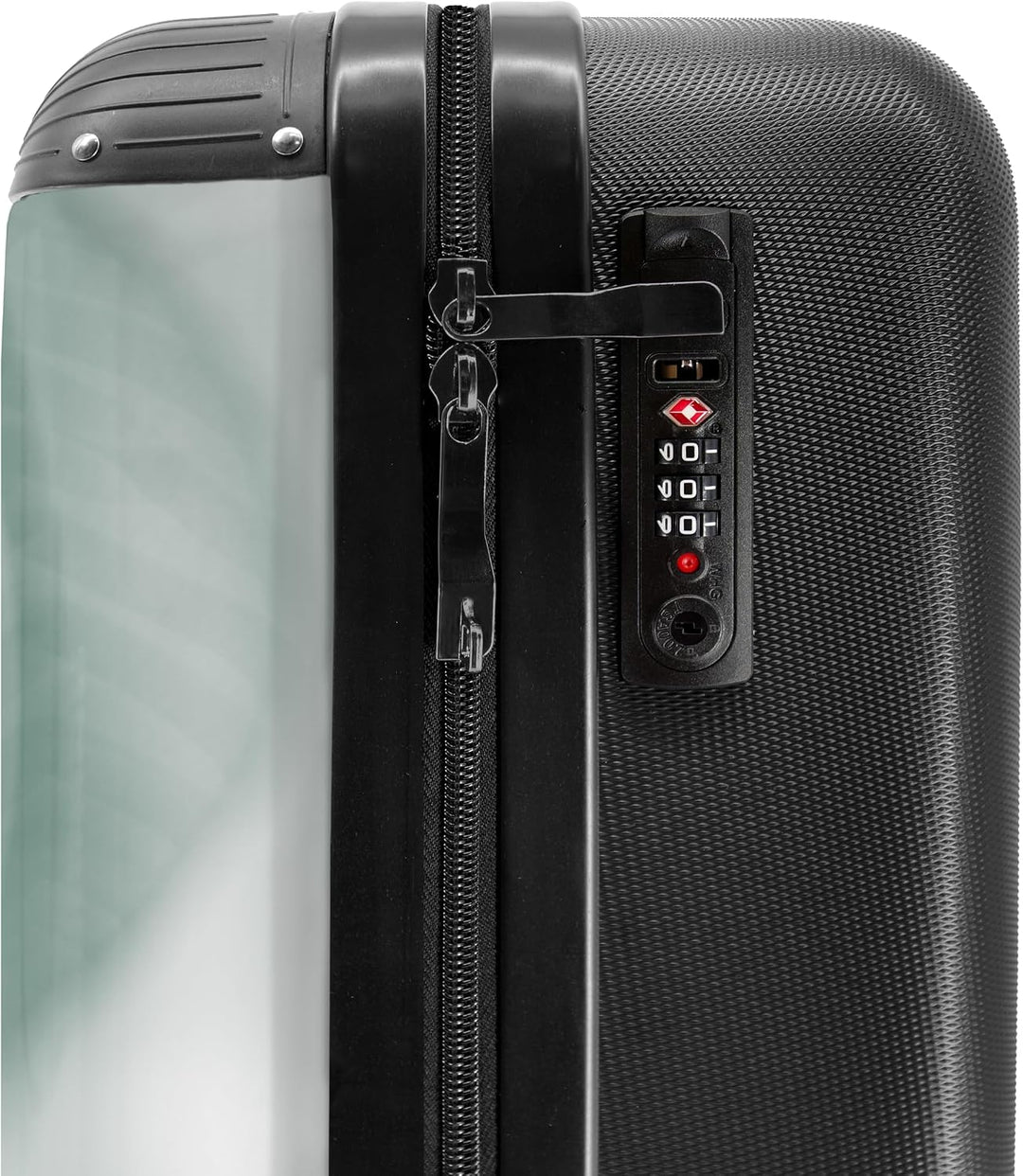 NoBoringSuitcases.com® Koffer Handgepäck Trolley Rollkoffer Kleine Reisekoffer mit 4 Rollen - Blätte