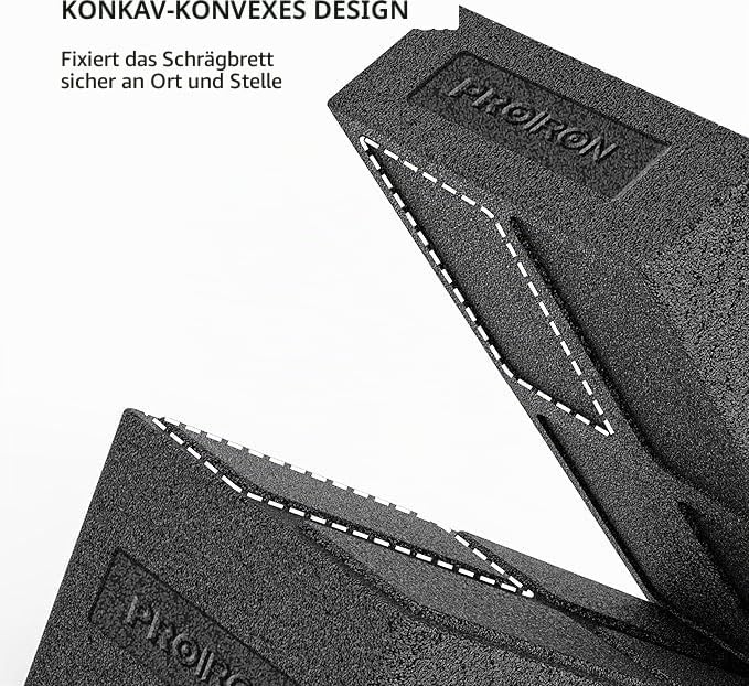 PROIRON Wadendehner 3er Set, Knieretter, Beinstrecke, 4 Verstellbare Winkel, TragfäHigkeit 300kg, Sq