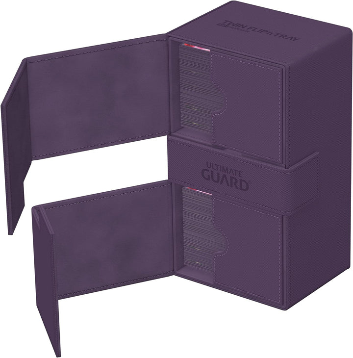 Ultimate Guard Twin Flip`n`Tray 200+ XenoSkin Monocolor Violett, Violett