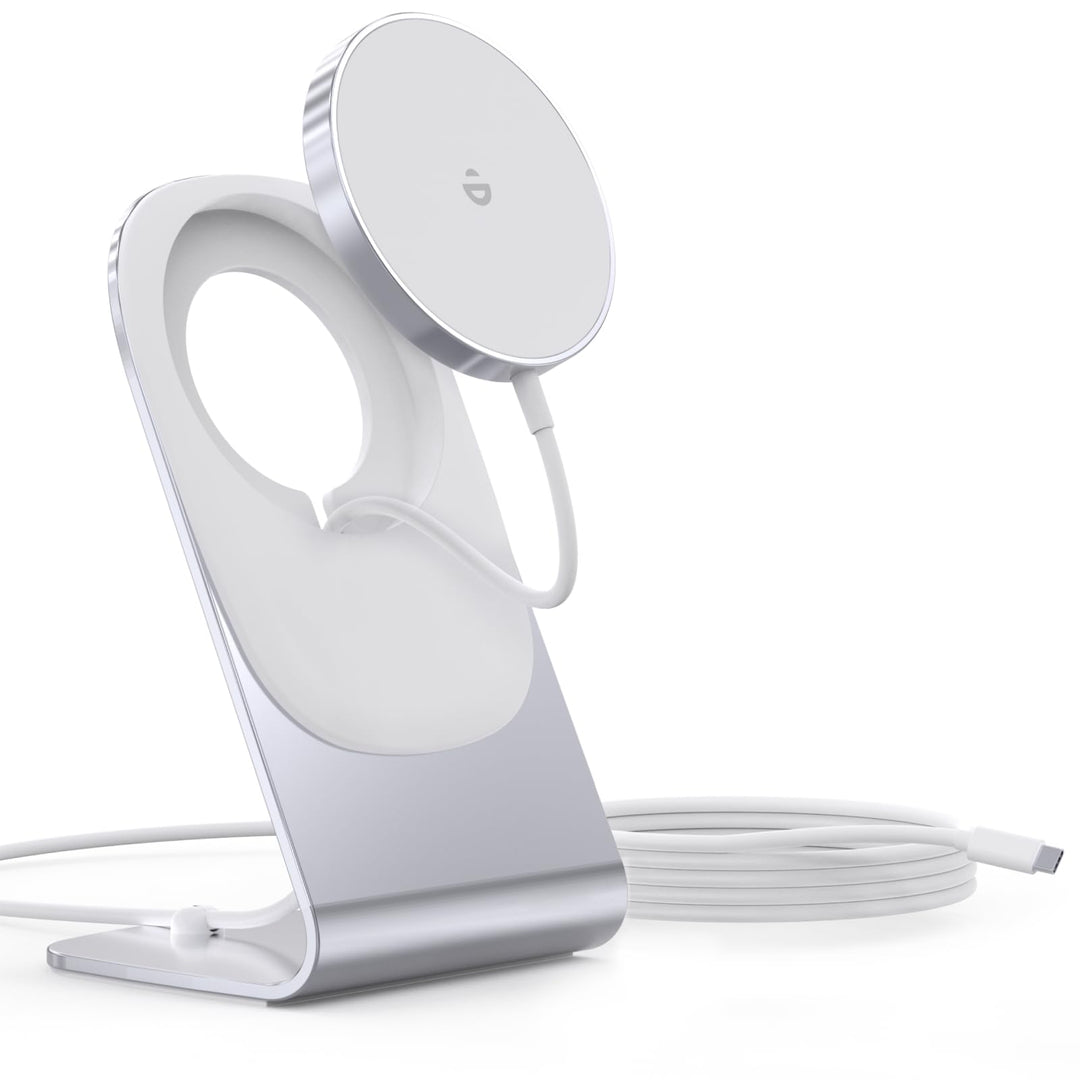 Induktive Ladestation Kompatibel mit Mag-Safe Ladegerät, Wireless Charger Kabellos Schnellladegerät