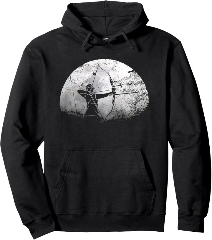Recurvebogen Bogenschiessen Bogenschütze Pullover Hoodie