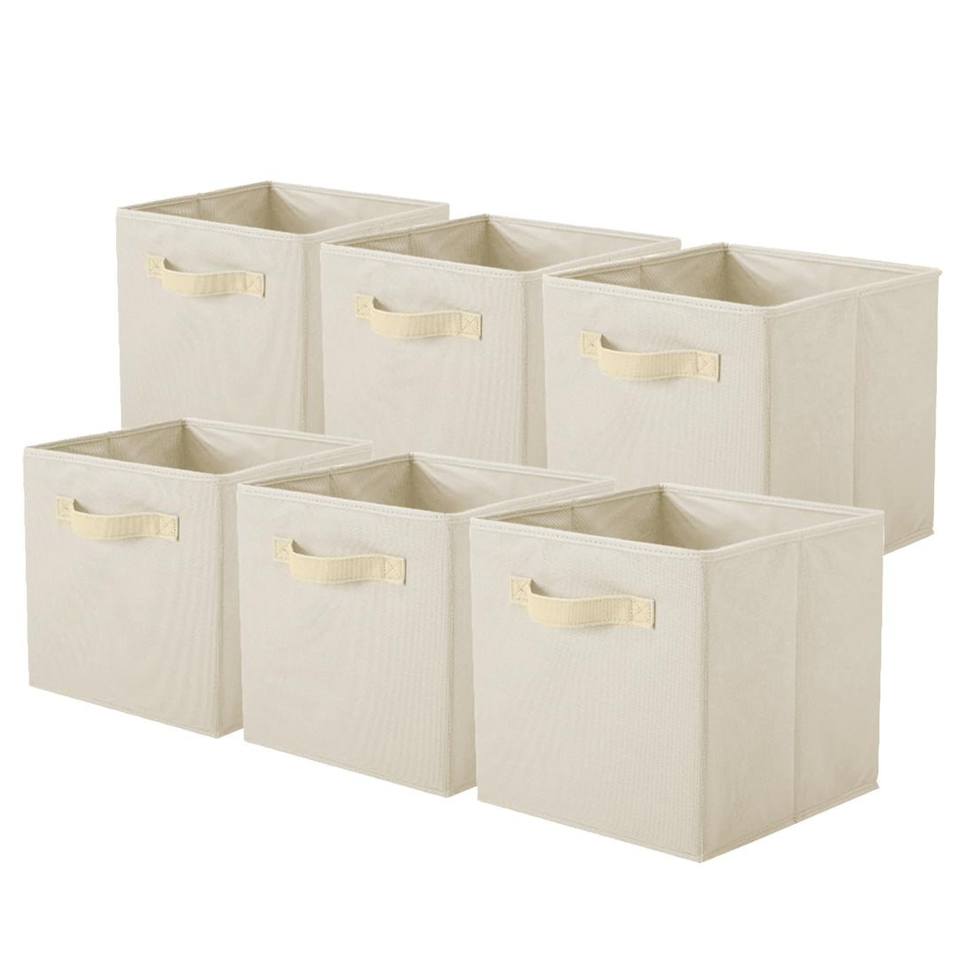PowerKing Aufbewahrungsbox Organizer aus Stoff, 6-er faltbar Aufbewahrungsbehälter Aufbewahrung Box