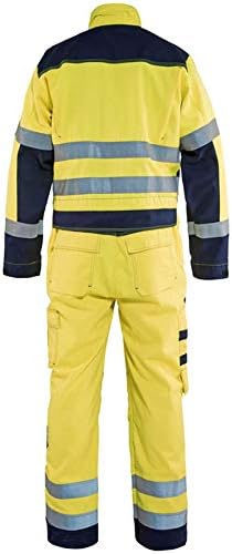 Blaklader 63781514 MULTINORM-OVERALLS, Gelb/Marine, grootte D104, D104