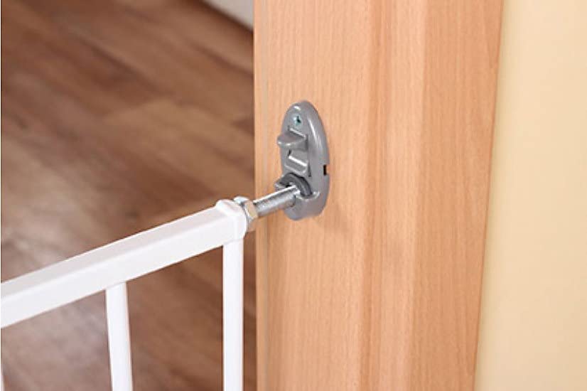 Reer 46221 Klemm- und Schraubgitter Basic, Holz, holzfarben Zum Klemmen und