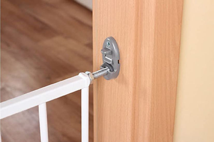Reer 46221 Klemm- und Schraubgitter Basic, Holz, holzfarben Zum Klemmen und