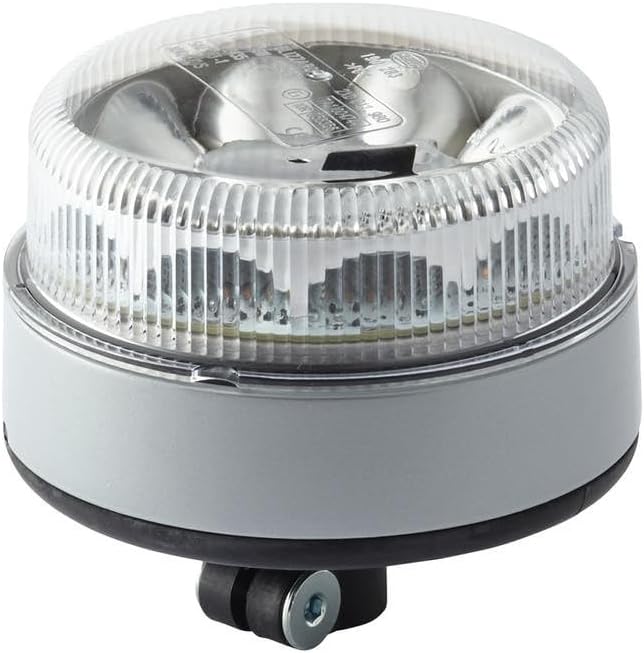 HELLA - LED-Blitz-Kennleuchte - K-LED Blizzard - 12/24V - gelb - Anbau/Rohrstutzen, flexibel - Menge