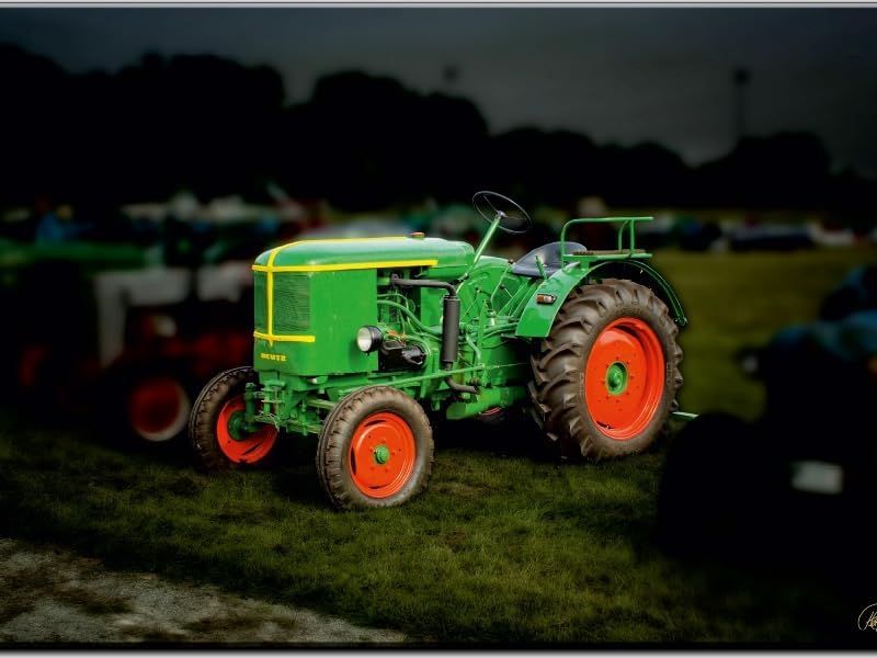 CALVENDO Puzzle Oldtimer Traktor Deutz 1000 Teile Lege-Grösse 64 x 48 cm Foto-Puzzle Bild von Peter