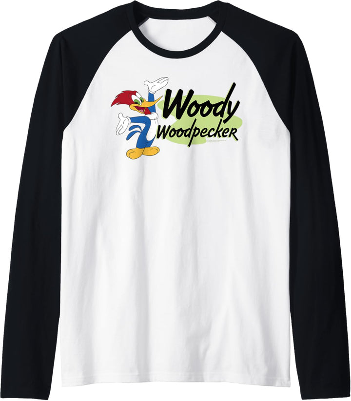 Woody Woodpecker Side Logo C1 Raglan
