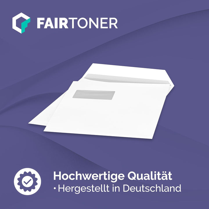 Versandtasche C4 (250 Stück Umschläge) Haftklebende Versandtaschen weiss 90gsm, mit Innendruck,mit F