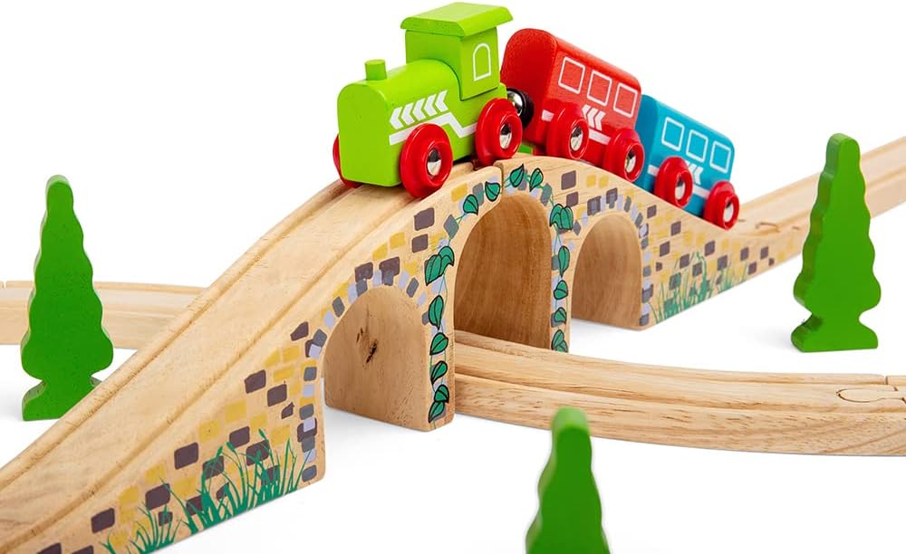 Bigjigs Rail Bogenbrücke Holzeisenbahn