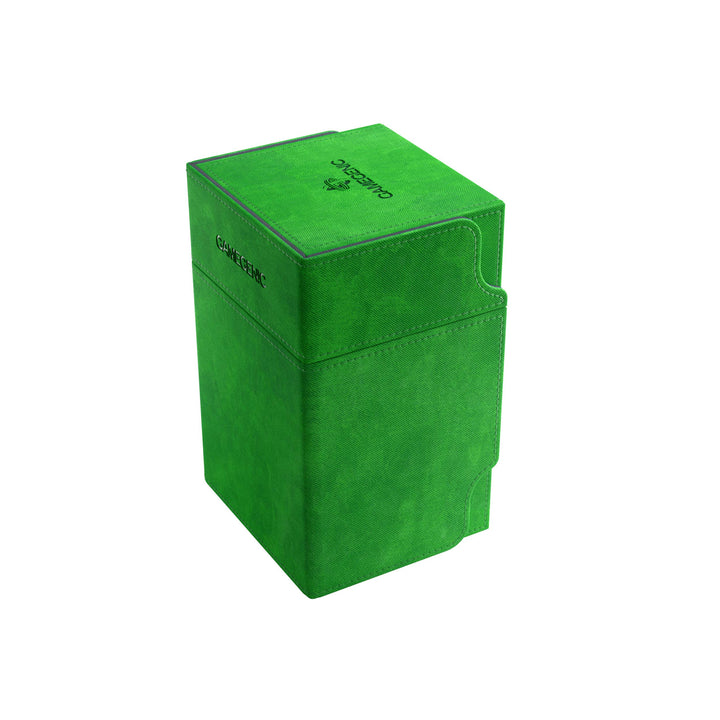 Gamegenic Watchtower 100-Card Convertible Deck Box, Green Grün, Grün