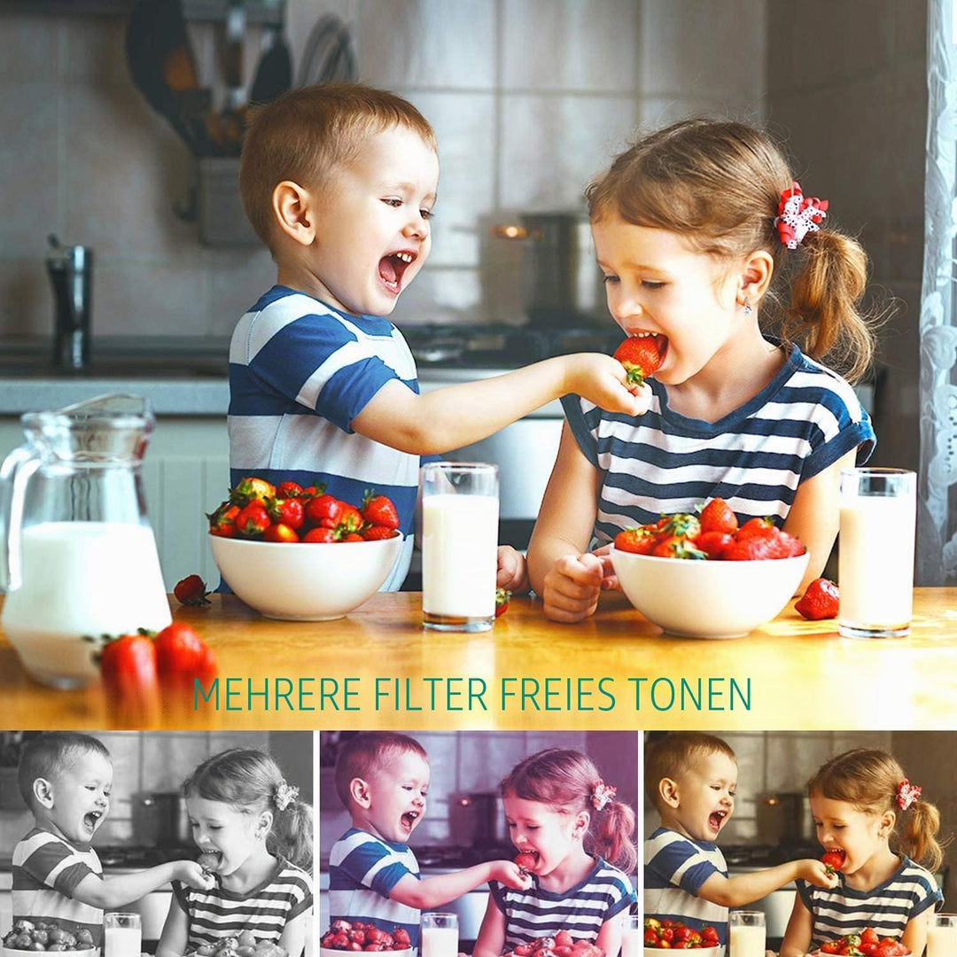 ShinePick Fotoapparat Kinder, Wasserdicht / 8MP / HD 1080P / 2 Inch Bildschirm/Foto &amp; Video/Rahmen/F