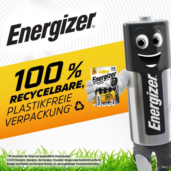 Energizer Batterien AA, Alkaline Power Batterie, 32 Stück, 32 Stück