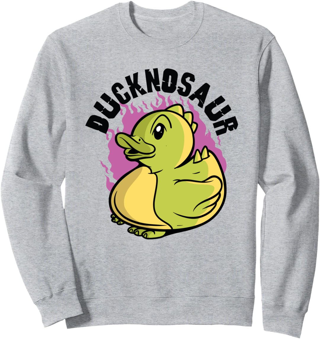 Ducknosaur Dinosaurier Ente Tier Tiere Kreaturen Sweatshirt