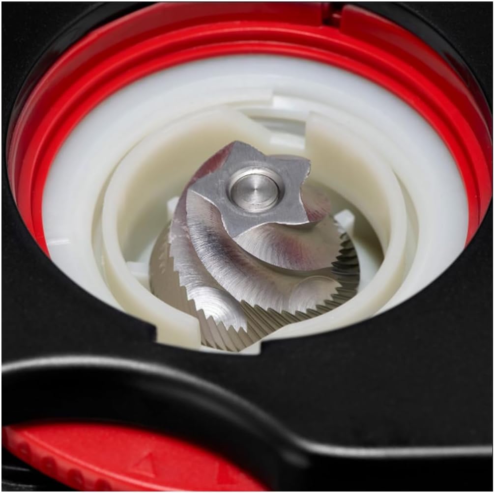 Bodum 11750-01EURO BISTRO Elektrische Kaffeemühle mit Keramikmahlwerk, Edelstahl, Schwarz Schwarz Oh