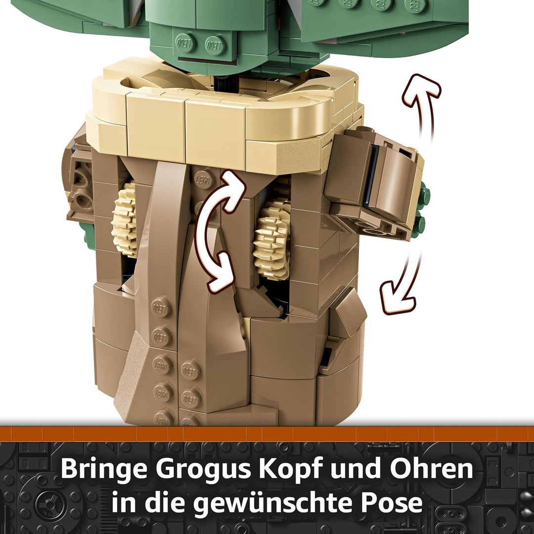 LEGO Star Wars 75403 Grogu in Seiner Repulsorwiege aus The Mandalorian - Minifigur zum Sammeln - Mod