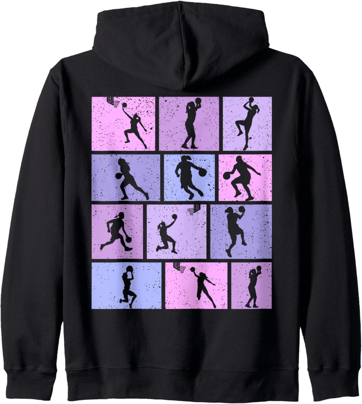Basketball Mädchen Basketballerin Damen Kapuzenjacke