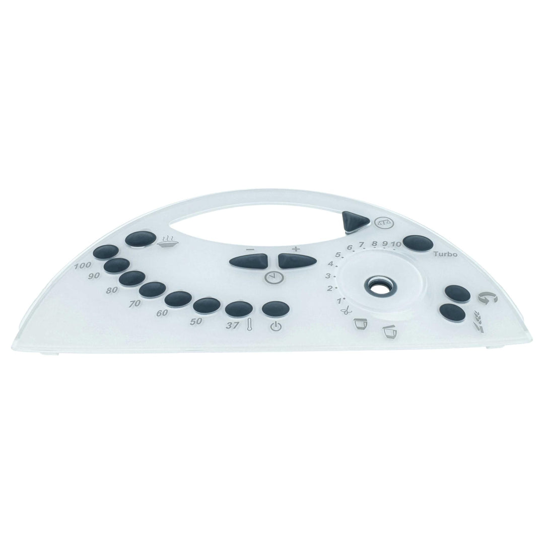 vhbw Bedienfeld Blende kompatibel mit Vorwerk Thermomix TM31 Küchenmaschine - Frontabdeckung, Schwar