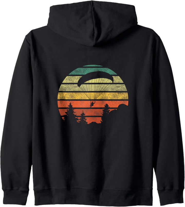 Paragliding Paragliding Fliegen-Design Sonnenuntergang Kapuzenjacke