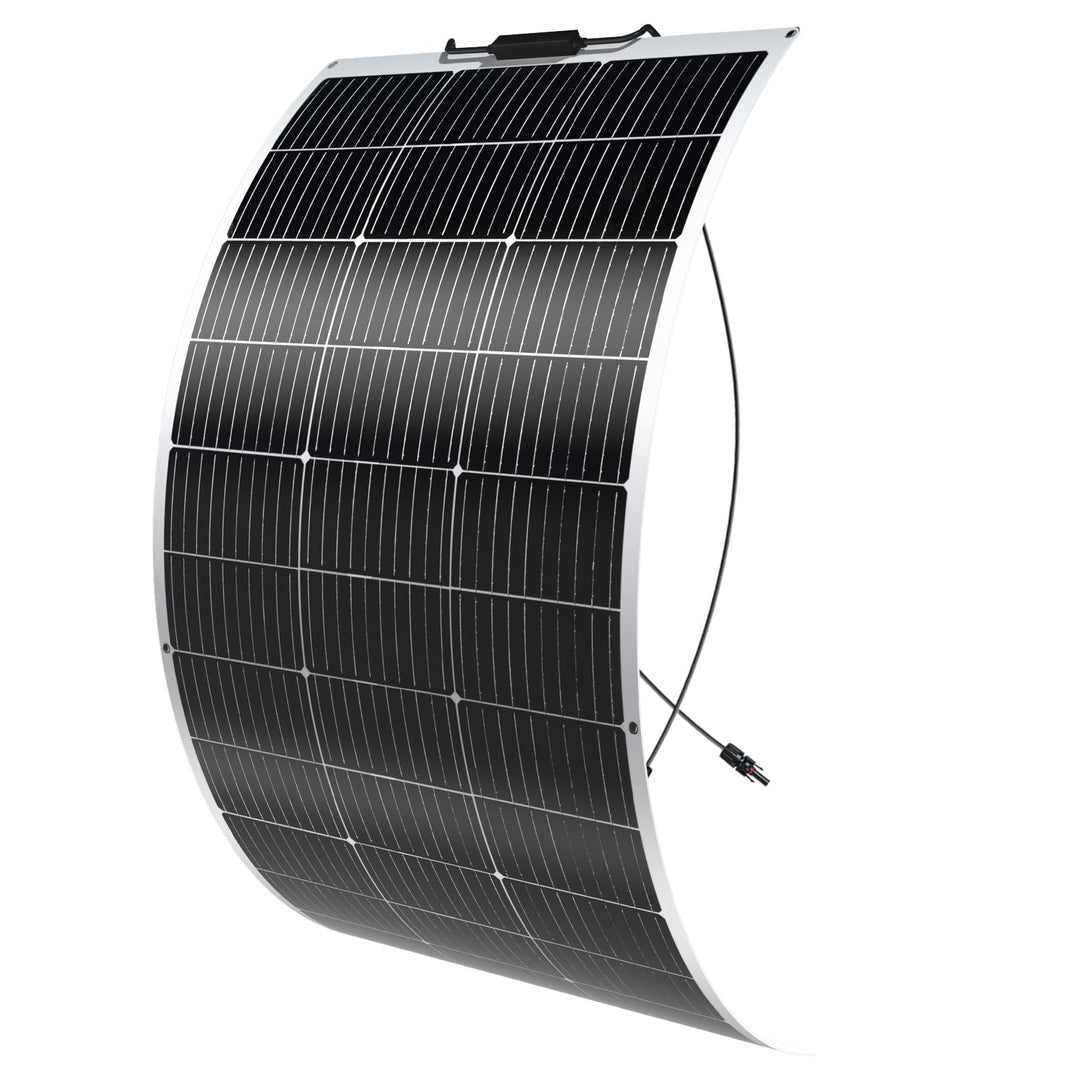 120W 12V Solarpanel Flexibel, Monokristallines Flexibles Solarpanel Solarmodule Schmal Lang, für Woh