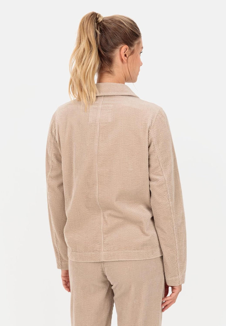 camel active Damen Breitcord Worker Jacket 42 Beige, 42 Beige
