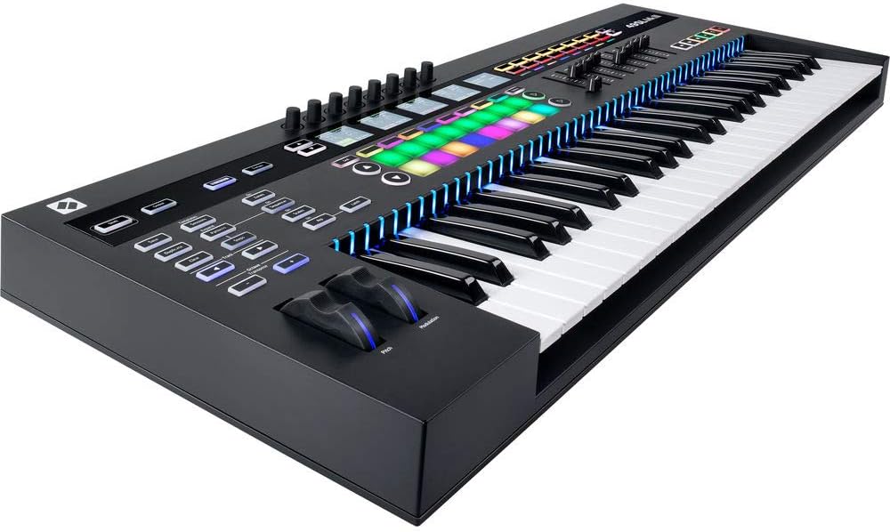 Novation 49SL MkIII MIDI-Controller-Keyboard mit 49 Tasten und Sequenzer sowie DAW-Integration