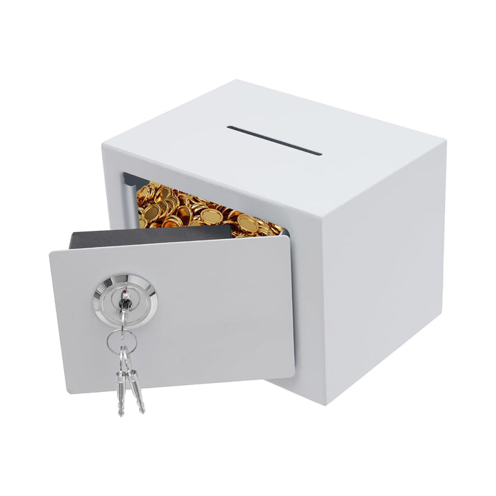 Safe Tresor Klein - Möbeltresor mit Schlüssel Safe Geldschrank 23x17x17cm feuerfest für Schmuck, Bar