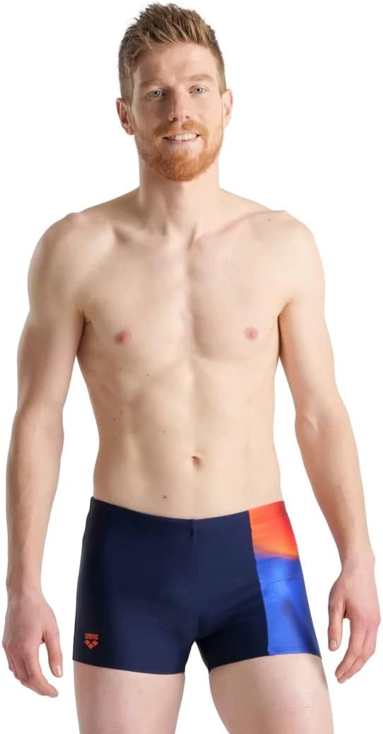 ARENA Herren Swim Short Placement Multi Schwimm-Slips, Navy Griff, XXL