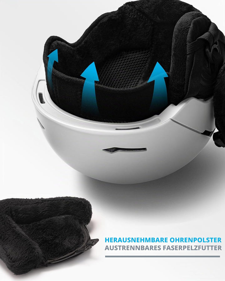 OutdoorMaster ELK MIPS Skihelm - Schneesporthelm Snowboardhelm für Männer Frauen &amp; Jugend Perlweiss