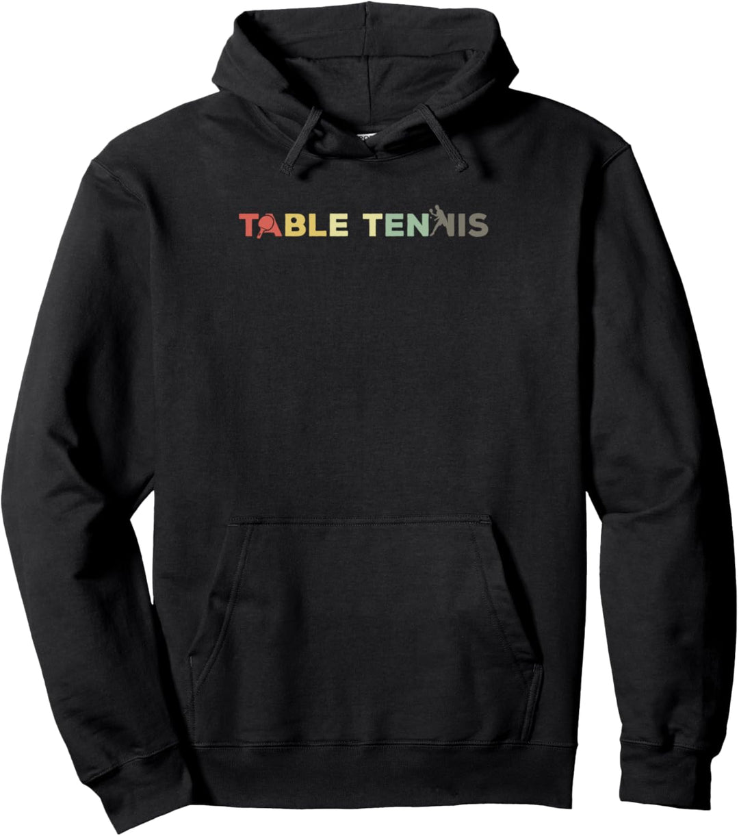 Retro Tischtennisspieler Ping Pong - Vintage Tischtennis Pullover Hoodie
