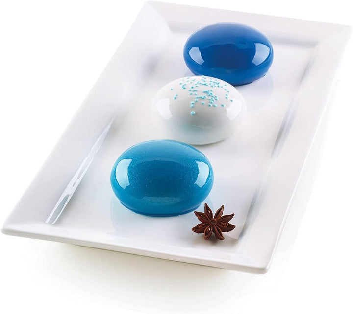 silikomart 198735 3D-Backform Mini Goccia, 6er-Form, Grau, 18 x 33 x 4 cm, MINI GOCCIA
