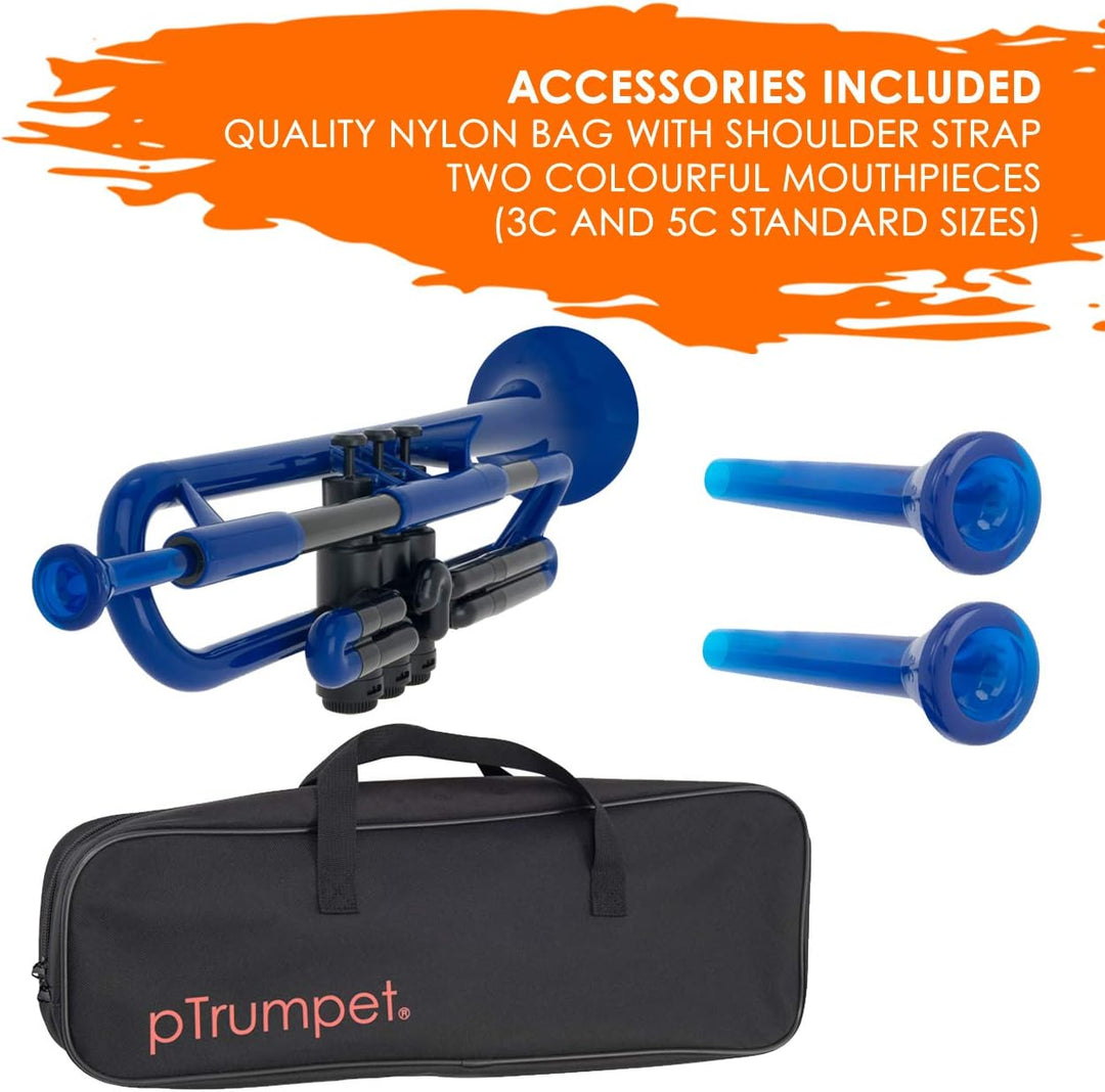 pTrumpet B Trompete blau - Kunststoff, blau