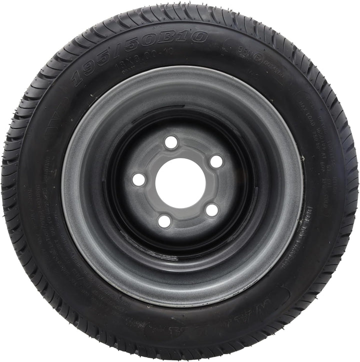 Komplettrad 195/50 B 10 98N Rad Reifen 18x8.0-10 B62 Felge Stahl 6.00x10 oder 18x8.0x10-195 50