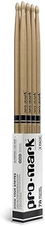 ProMark Drumsticks - Schlagzeug Sticks - Schlagzeugsticks - Klassischer Vorwärts 7A Hickoryholz, Ova