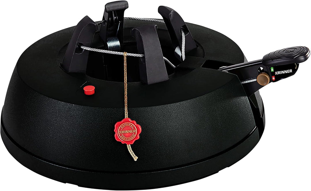 Krinner Christbaumständer Black Edition Comfort Grip M Baumhöhe bis 2,5m Weihnachtsbaumständer Tanne