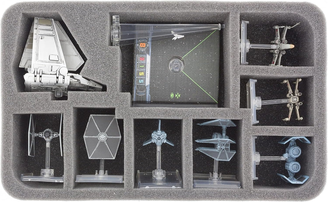 Feldherr MEDIUM Tasche Star Wars X-Wing Imperium/Decimator, Lambda Fähre, 25 Schiffe